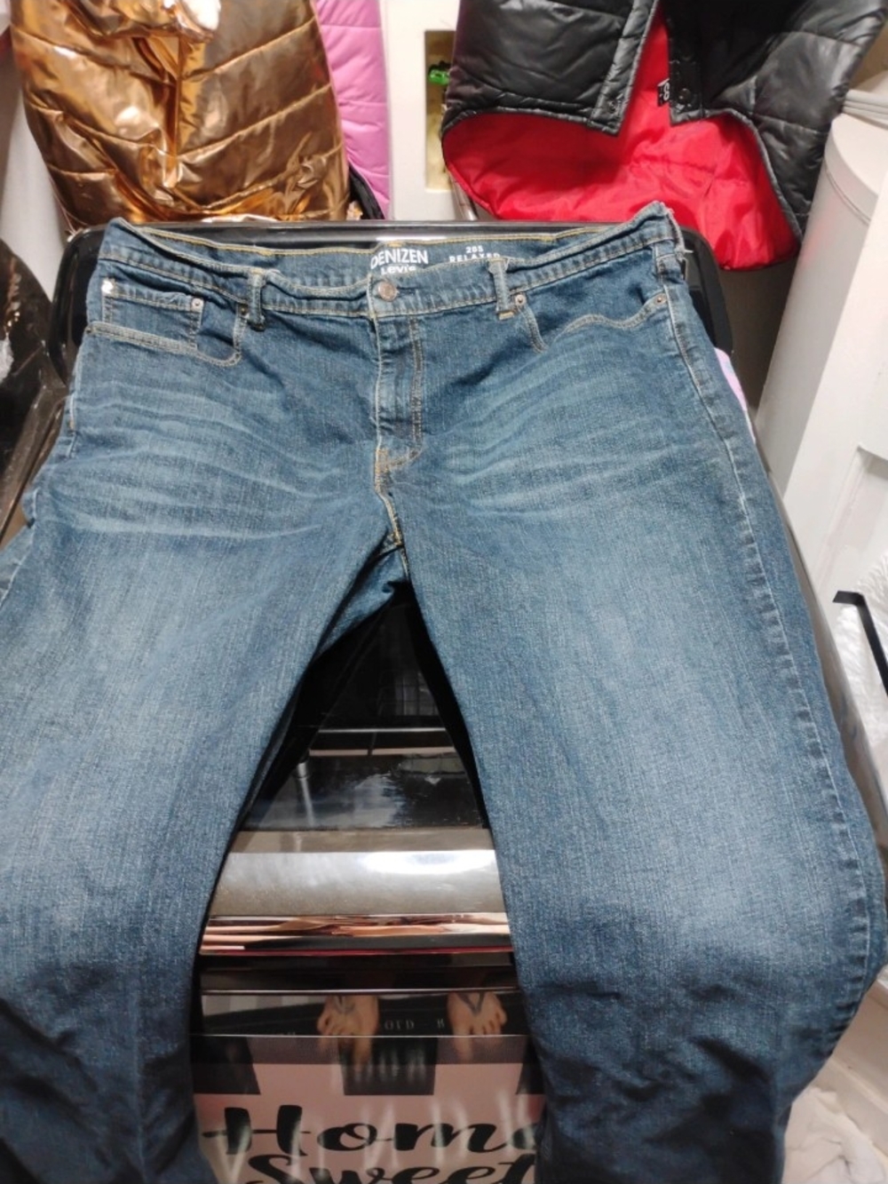 Denizen from Levi's Men’s Blue Straight-Leg Jeans